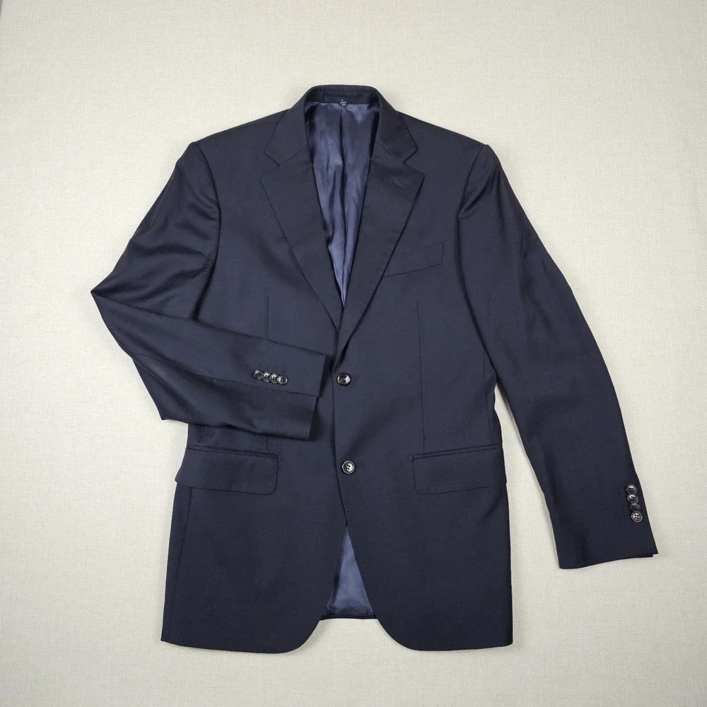 Suitsupply Lazio Blazer Slim Fit 38L Long Wool Vitale Barberis Canonico